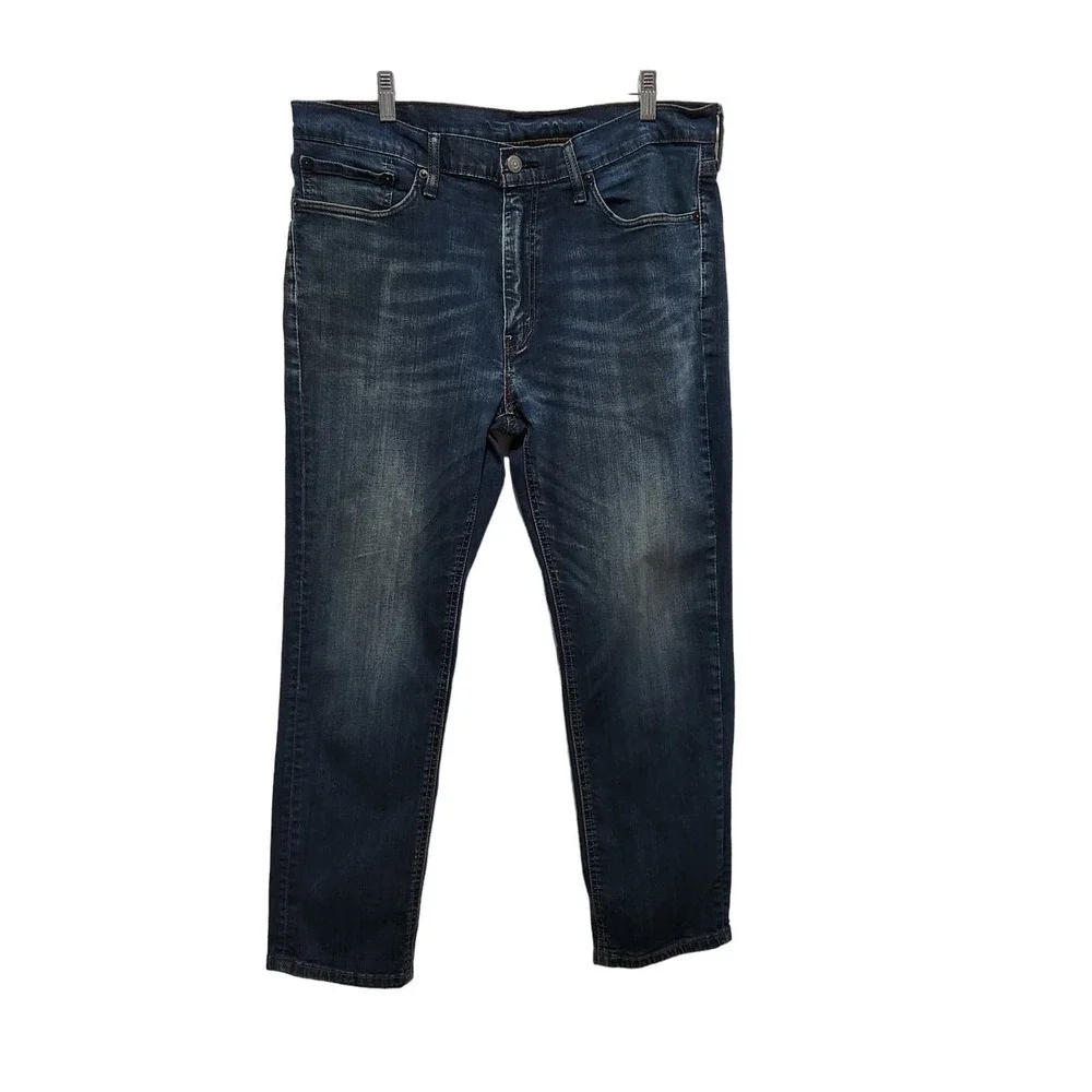 Levi's 541 Medium Blue Faded Athletic Taper‎ Jeans Denim Rustic Western W36 L30